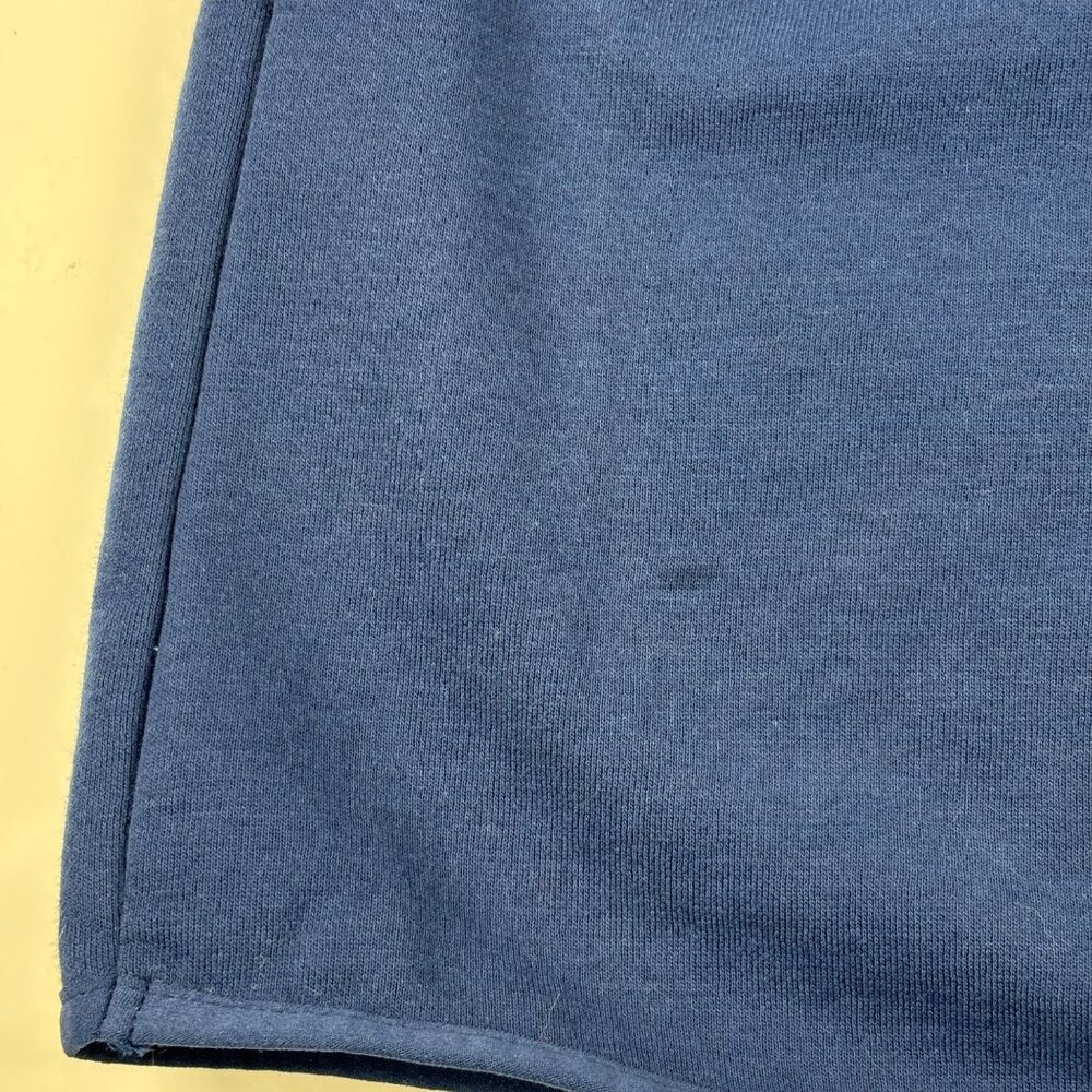 Warner Bros Logo Sweatshirt Mens Size XXL Blue Quarter-Zip Pullover - Picture 10 of 10
